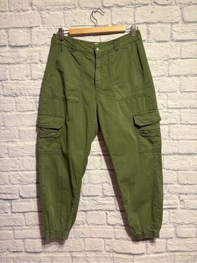 Zara Women’s Olive Cargo Utility Pants Size 4